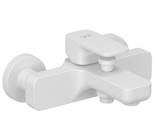 Смеситель для ванны Kludi Renon белый матовый 426915375