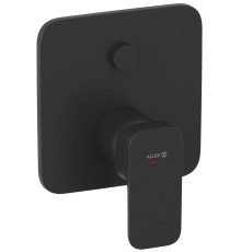 Смеситель для ванны и душа Kludi Renon на 2 потребителя внешняя часть черный матовый 427593975