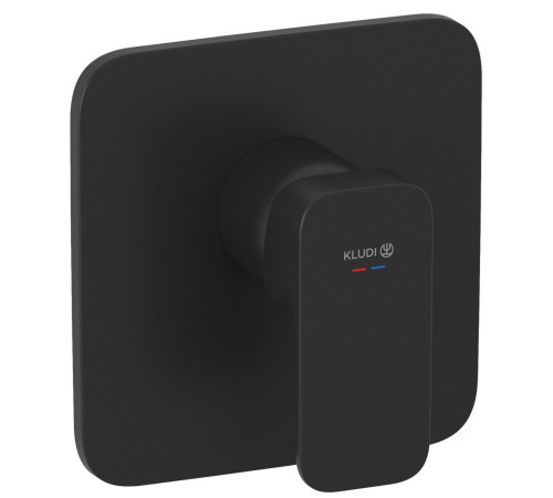 Смеситель для душа Kludi Renon на 1 потребитель внешняя часть черный матовый 427553975