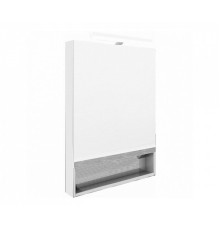 Шкаф зеркальный Roca The Gap 700х850х129 мм LED подсветка белый ZRU9302749