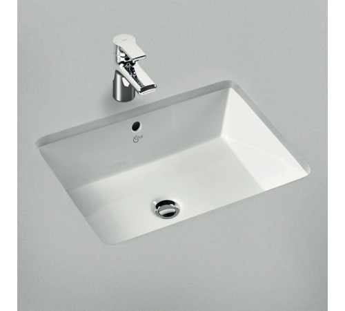 Раковина встраиваемая снизу Ideal Standard Strada 59.5x43.5 см без отверстия белый K077901