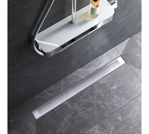 Трап для душа линейный AM.PM PrimeFlow универсальный затвор Cut Gradient 80 см W02SC-P11-080-01SB