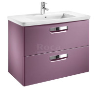 Тумба под умывальник Roca The Gap подвесная 2 ящика 577х602х412 мм фиолетовая ZRU9302742