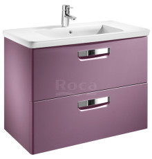Тумба под умывальник Roca The Gap подвесная 2 ящика 577х602х412 мм фиолетовая ZRU9302742