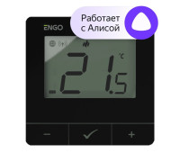 Умный терморегулятор HOMMYN E25 ZigBee 868 МГц 2xAA черный E25BATB