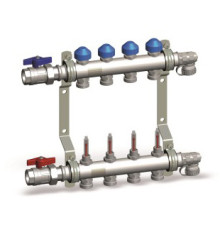 Комплект коллекторов Watts HKVT34 VA 1 на 2 выхода 3/4 EK с расходомерами 10029002