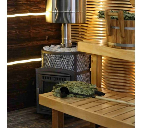 Печь для бани PROMetall Атмосфера M КТТ сетка нержавейка Ap0199