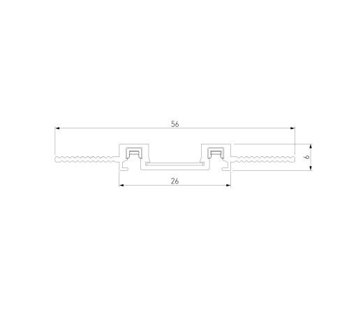 Шинопровод встраиваемый (2м) Flat Magnetic 85130/00