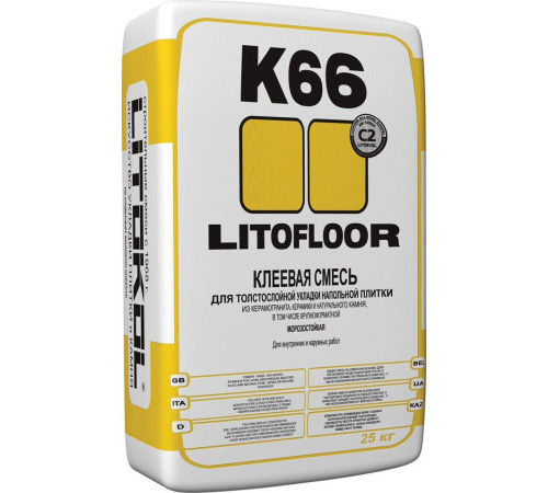 Клеевая смесь Litokol LITOFLOOR K66 25 кг 1470