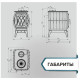 Печь-камин отопительно-варочная Бахта чугунная Аp0008