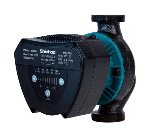 Насос циркуляционный энергоэффективный Shinhoo MEGA 40-6F фланцевый 220 В 71121005