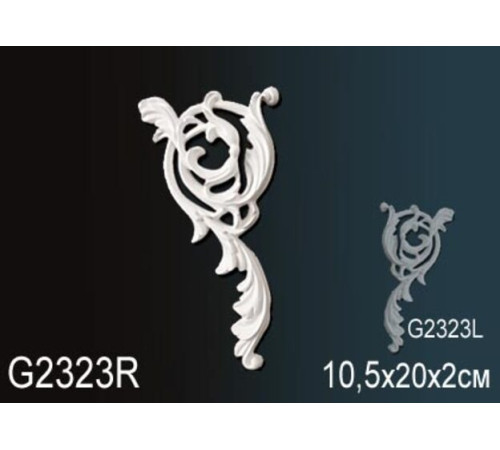 Декоративный элемент Perfect полиуретан правый G2323R