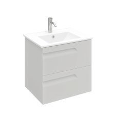 Тумба под раковину подвесная Laparet ATLAS 80 для раковины Creavit Su 80 кашемир матовый LA-WCAB-80-125