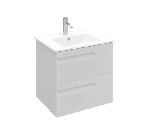 Тумба под раковину подвесная Laparet ATLAS 80 для раковины Creavit Su 80 кашемир матовый LA-WCAB-80-125