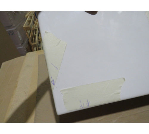 Биде подвесное GSI Nubes 550x350 мм с отверстием под смеситель без крепежа 9665111