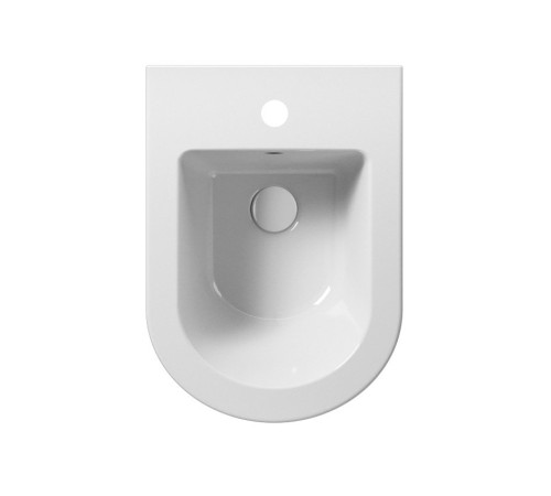 Биде подвесное GSI Kube X 500 х 360 мм белый глянцевый с креплением 9464FR5111