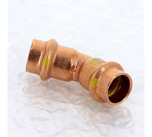 Угольник пресс 45° Viega Profipress G 15 мм медь 345600