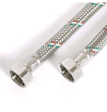 Гибкая подводка для воды Uni-Fitt DN 8 1/2 ВВ 30 см нержавеющая сталь 500S2003