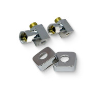 Комплект уголков Grota SMART 1/2x3/4 квадратный хром SMART-CR