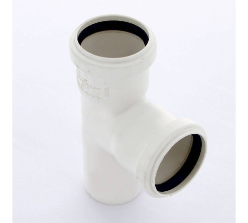 Тройник канализационный REHAU RAUPIANO PLUS 50/50/87° 121254