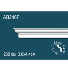 Карниз потолочный Perfect AB246F гибкий полиуретановый 160x160x2000 мм AB246F