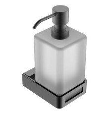 Дозатор для жидкого мыла подвесной Boheme Q графит 10957-GM