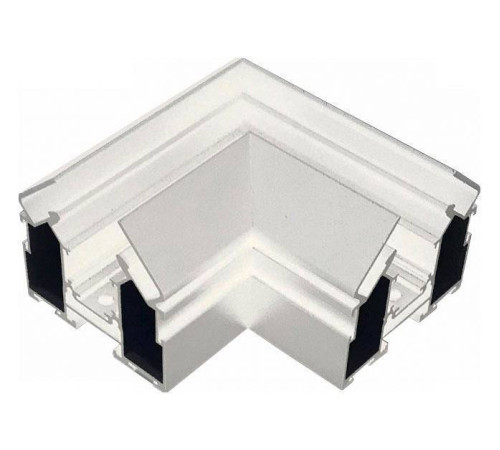 Соединитель угловой L-образный для треков встраиваемых iLedex Technical VISION48/22 CORNER CONNECT 4822-61/60-WH