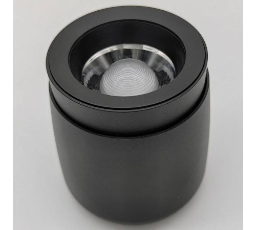 Накладной светильник iLedex Metrica 114-12W-D90-4K-ZOOM-BK