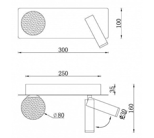 Бра iLedex Telescope W4774-30 SGD