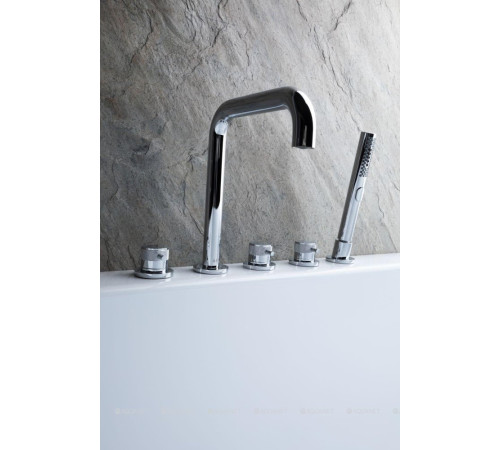 Смеситель на борт ванны Allen Brau Priority излив 190 мм хром 5.31007-00