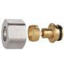 Соединитель обжимной Евроконус Euros для труб PEX 20x2.0-3/4 EU.ST3288040 20x2x34