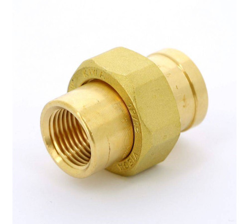 Разъемное соединение ВВ Viega 1/2 коническое уплотнение бронза 446932