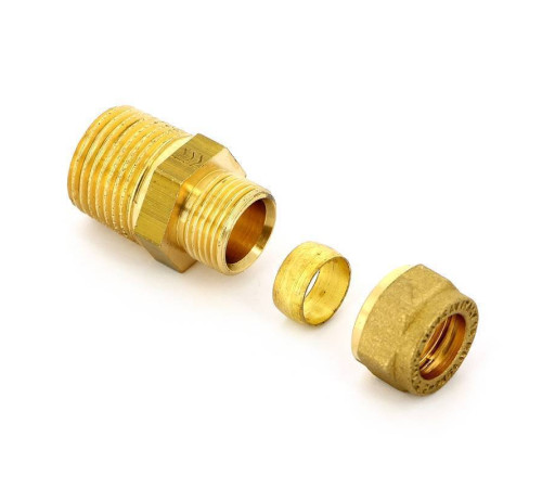 Муфта компрессионная Tiemme 1100 22х1/2 наружная резьба 1100034