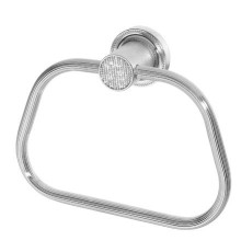 Полотенцедержатель кольцо Boheme Royal Cristal хром 10925-CR-B