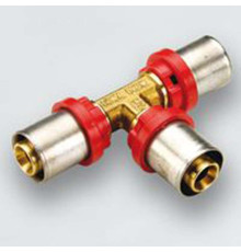 Тройник пресс Tiemme 26х16х20 мм 1650078