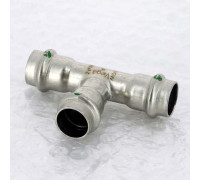 Тройник пресс Viega Sanpress Inox 18 мм нержавеющая сталь 435868