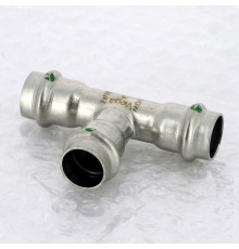 Тройник пресс Viega Sanpress Inox 18 мм нержавеющая сталь 435868