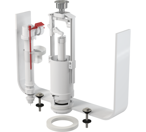 Выпускной комплект Alca plast со стоп-кнопкой и впускным механизмом A17 1/2 CHROM SA2000S 1/2 CHROM