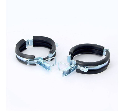 Хомут канализационный REHAU RAUPIANO PLUS шумопоглощающий на защелке 110 мм M8/M10 (2 шт) 122014