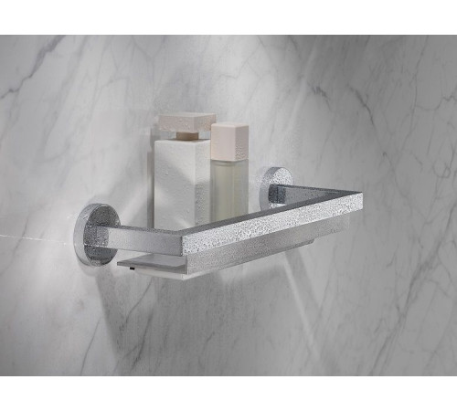 Полочка для душа Keuco Edition 90 со встроенным стеклоочистителем хром 19059 010000