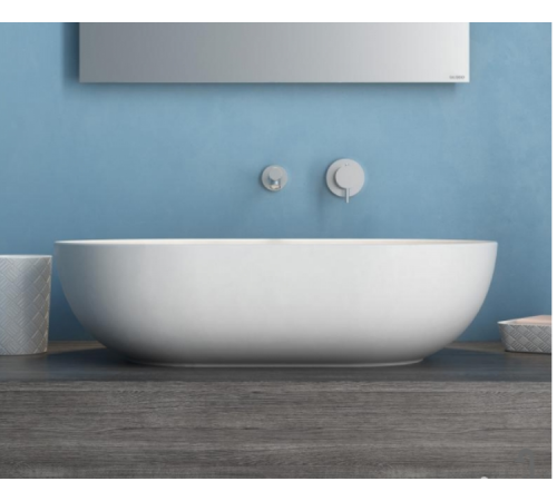 Раковина-чаша накладная GLOBO T-EDGE 540x360 мм белый глянцевый B6O54BI