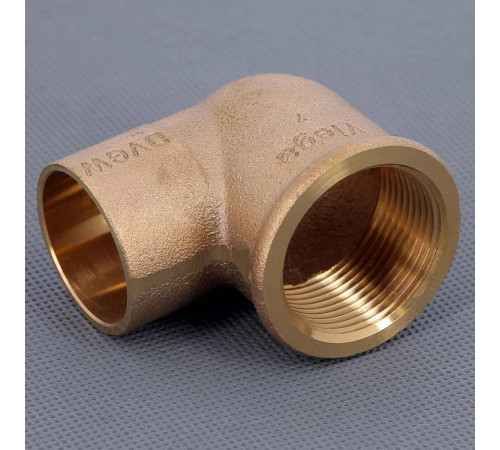 Угол 90° бронзовый Viega пайка-ВР 35х1 1/4 173494