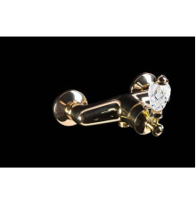 Смеситель для душа Boheme Vogue Crystal золото глянцевое 214-CRST