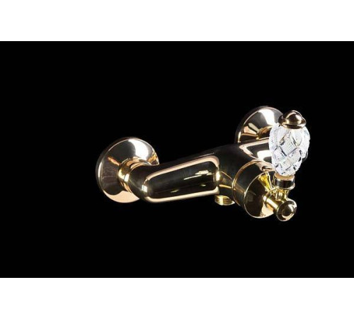 Смеситель для душа Boheme Vogue Crystal золото глянцевое 214-CRST