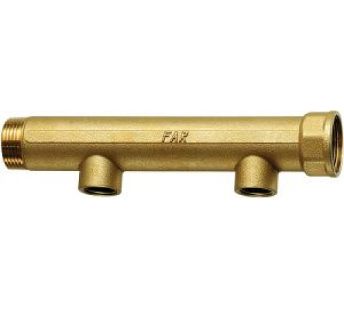 Коллектор нерегулируемый FAR 1 1/2 ВР-НР 2 отвода 3/4 ВР межосевое расстояние 100 мм FK 3611 11234