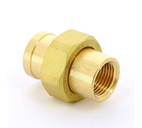 Разъемное соединение ВВ Viega 1/2 коническое уплотнение бронза 446932