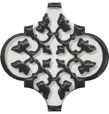 Декор Kerama Marazzi Арабески орнамент глянцевый 6,5х6,5 см OS\A26\65000