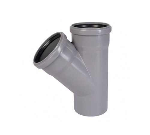 Тройник канализационный Ostendorf HT 110x75 мм 45° 115210