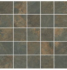 Декор Kerama Marazzi Рамбла коричневый мозаичный 25х25 см MM12132