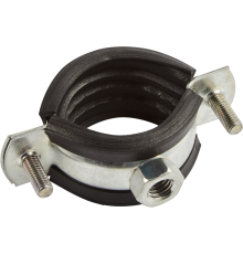 Хомут трубный MasterProf 1 32-38 мм M8 с резиновым профилем и гайкой 1293469